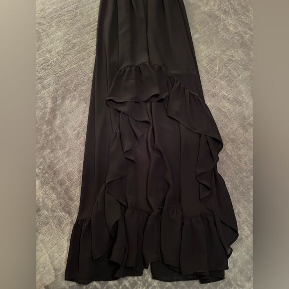 Layered Black Spaghetti Strap Salsa Dress by Guess - Picture 4 of 8